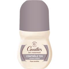 Cavaillès Deodorant Anti-Transpirant Jasmin Ambré 72H Roll-on 50 ml