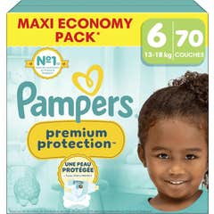 Pampers Pannolini Premium Protection Taglia 6 13-18 kg 70 pz