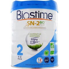 Biostime SN 2 Bio Plus 2ª Edad de 6 a 12 meses 800g