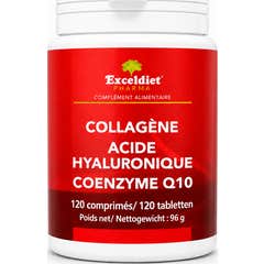 Exceldiet Pharma Collagene Acido Ialuronico Q10 120 Compresse
