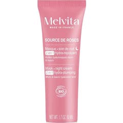 Melvita Source De Roses Nachtmasker Hydraterend 50 ml