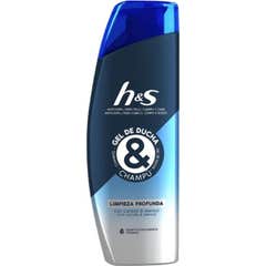 Head & Shoulders Gel de Ducha & Champú Limpieza Profunda 300ml