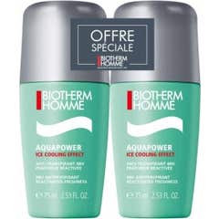 Biotherm Homme Aquapower Anti-Transpirante 48H 2x75ml