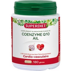 Baule Volante & Fior di Loto Coenzym Q10+Garlic Superd 180Kapsler