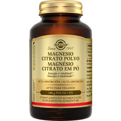 Solgar Magnesio Citrato Polvo 108 g