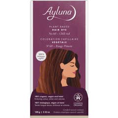 Ayluna Tinte Vegetal Nro 60 Rojo Chili 100 g