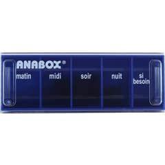 Anabox Portapillole Giorno Blu Scuro 1 Unità