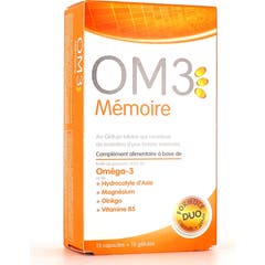 Isodisnatura OM3 Memory 15 cápsulas +15 glúteos