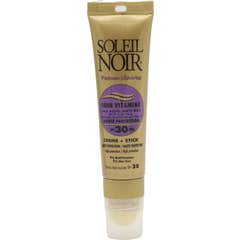 Soleil Noir Piel Claro Vitamínico SPF30 Crema + Stick 1ud