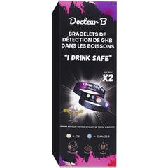 Docteur B Pulsera Detección GHB 2 uds