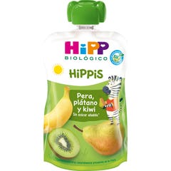 Hipp Pouches Pera Plátano Y Kiwi Bio 100g