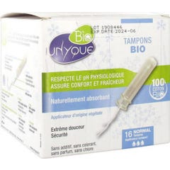 Unyque Organic Tampons 16Normal