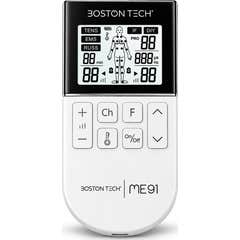 Boston Tech Electroestimulador TENS EMS 5en1 Recargable Blanco
