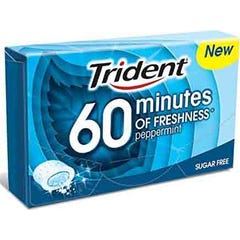 Trident 50 Minutes Freshness Mint Chewing Gum 20g