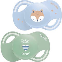 Luc Et Léa Collection Duo Chupete 0-6 Meses C2 2uds