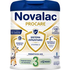 Novalac Procare 3 Leche de Crecimiento Sistema Inmunitario +12 Meses 800 g
