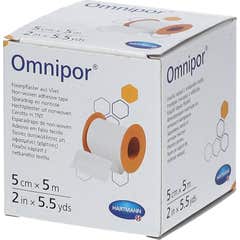 Omnipor Esparadrapo Papel Blanco 5x5cm 1ud