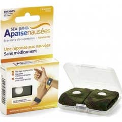 Sea-Band Original Against Child Transport Sickness 2 Bracelets