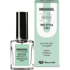 Unghiasil Base Protectora Uñas 3 En 1 10ml