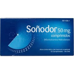 Soñodor Difenhidramina 50mg 16comp