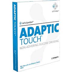 Adaptic Touch Medicazione non aderente in silicone 7,6x11cm 10uds