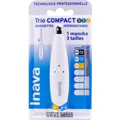Inava Trio Compact Pack Cepillo Interd Angosto Iso 0.1.2 + Mango