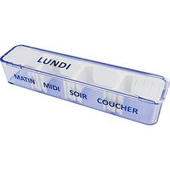 Biosynex Medidose ugentlig pilleæske læder Biosynex Medidose ugentlig pilleæske læder