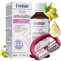Evolsin Huile Anticelulítico 100ml + Rodillo de Masaje