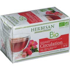 Kruideninfusie Hibiscus Zwarte bessen Circulatie Eliminatie Organische 20 sachets