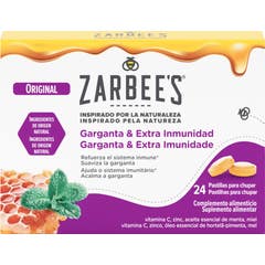 Zarbee'S Garganta y Extra Inmunidad 24comp