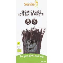 Slendier Espaguetis de Soja Negros Veganos sin Gluten 200g