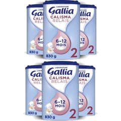 Gallia Calisma Relais Pack Baby Milk 2 6-12M 6x830 g