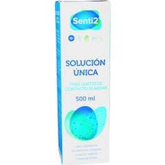 Senti2 Única Solución con Ácido Hialurónico + Portalentes 500ml