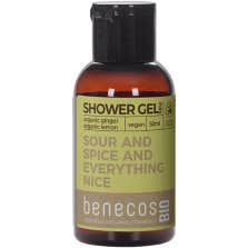 Benecos Gel de Baño Jengibre y Limon Mini Viaje Bio 50ml