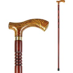 Cavip By Flexor Walking Stick Bastone di legno tornito/inciso 423 1pc