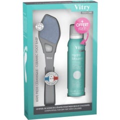 Grattugia per piedi Vitry Feet Grattugia + schiumogeno per piedi 100ml