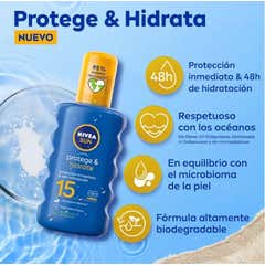 Nivea Sun Protege & Hidrata Spray Spf15 200ml