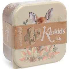 Kiokids Set Porta-Alimentos Ciervo Beige 4 uds