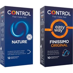 Control Preservativos Nature 12uds + Finissimo 10uds