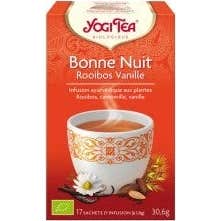 Yogi Tea Ayurvedic Herbata ziołowa Good Night Rooibos Vanilla Organic 17 torebek herbaty