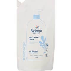 Biolane Expert Gel Limpiador Suave Cuerpo y Cabello Recarga 750 ml