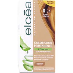 Elcea Coloración Permanente Aloe Vera 8.34 Rubio Veneciano 140 ml