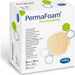 Permafoam Classic Medicazione in Schiuma 8x8cm 10 Unità