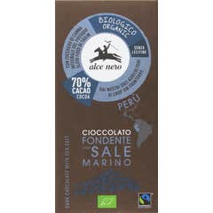 Alce Nero Cioccolato Fondente con Sale Marino 50 g