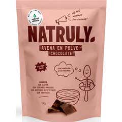 Natruly Avena natural en polvo con chocolate 1Kg