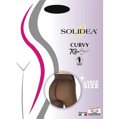 Solidea Curvy Sheer Pantimedia 70den Negro Talla 2M-XL 1ud