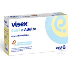 Visex Bebé e Adulto Compressas Esterilizadas 20 Unidades