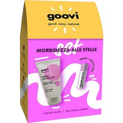 Goovi Pack Crema Manos Ligera + Bálsamo Labial Rosa