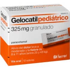 Gelocatil Pediátrico 325mg 12sobres