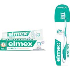 Elmex Pack Sensitive Pasta de Dientes 100ml + Cepillo de Dientes Suave